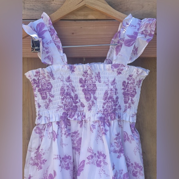 Janie and Jack The Emily Floral Smocked Sundress - Picture 7 of 12
